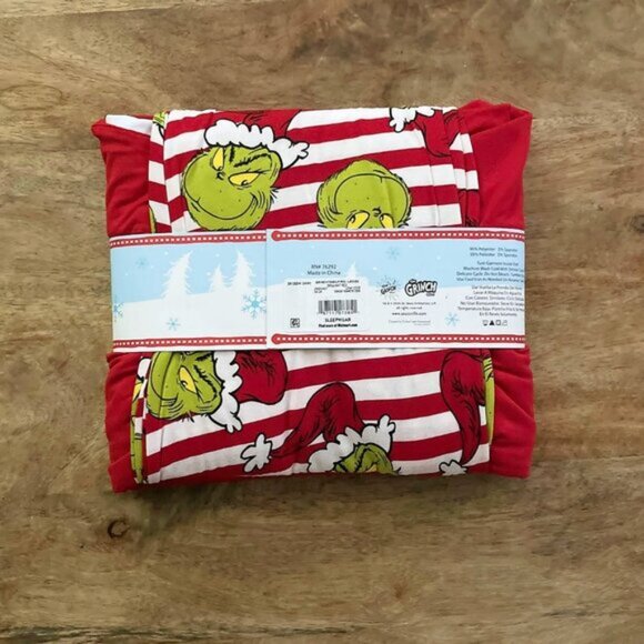 NEW 2Pc 3X 22W-24W Women's The Grinch Christmas Pajamas - Picture 3 of 3